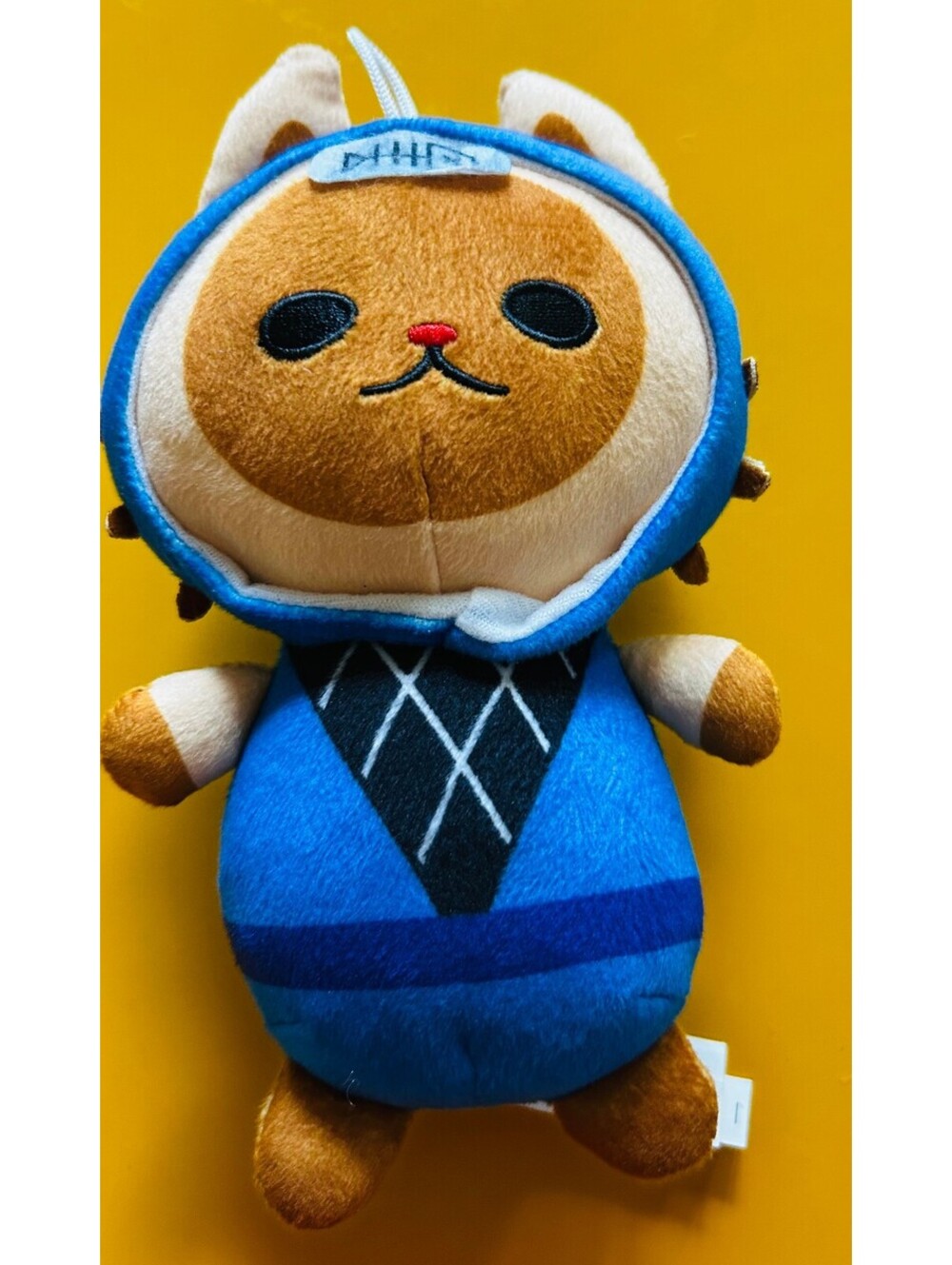 Good Stuff Ninja Cat Plush Blue Hoodie Fish Headband Basic Fun Collectible